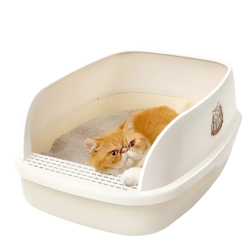 Catidea Litter Box Bread Bin Extra Large Cream